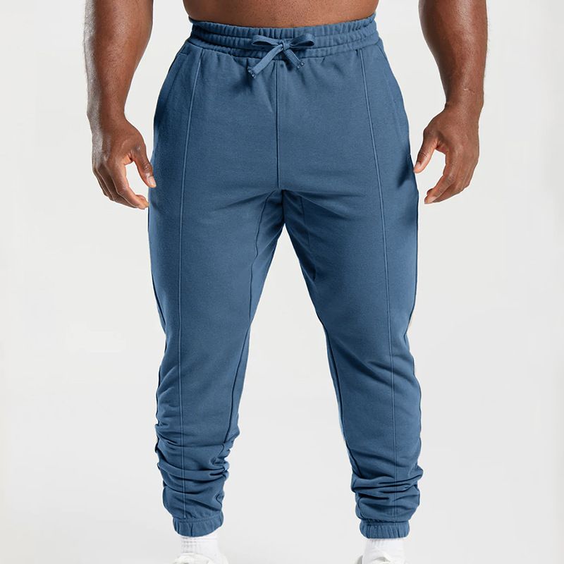 2024 Frühjahr/Sommer Freizeit Sport Guard für lose Krawatte Füße gestrickte Casual Herrenhose_voghion.com
