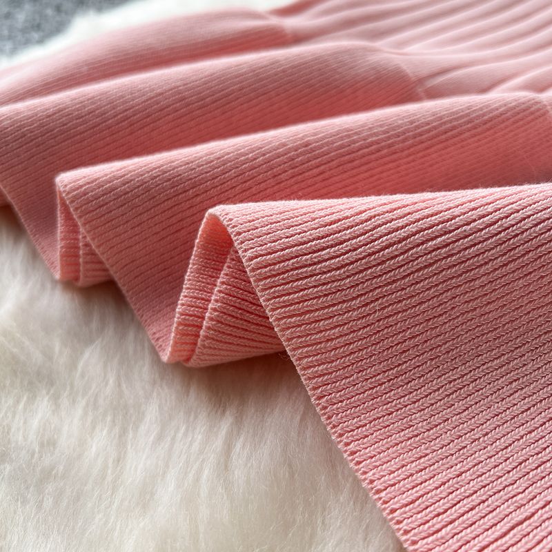 Vêtements pour femmes, vêtements de célébrité, col en V, taille amincissante, manches courtes, robe tricotée, mini-jupe en queue de poisson_voghion.com