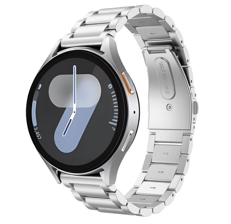 Metallarmband för Samsung Galaxy Watch 7 5 4 40mm 44mm rostfritt stålband för Samsung Watch 6 43mm 47mm företagsarmband Correa_voghion.com