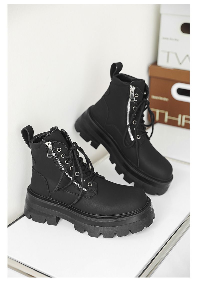 Lässige Martin-Stiefel Retro-Werkzeugstiefel Outdoor-Wanderstiefel Nischen-Herrenstiefel_voghion.com