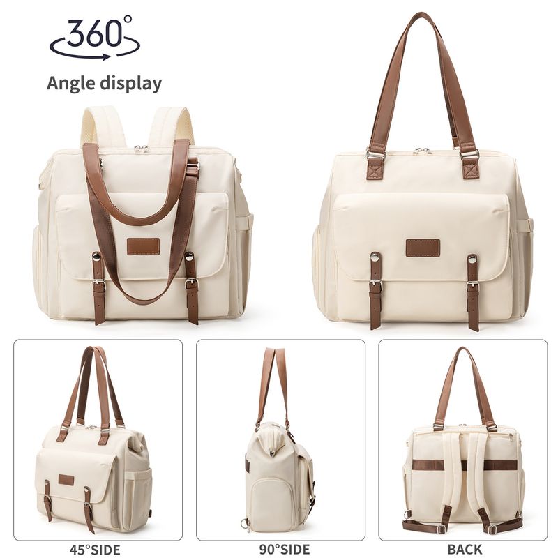 Large Capacity Multifunctional Three Use Diagonal Cross Insulation Mother And Baby Bag Essential For Long-distance Trave_voghion.com