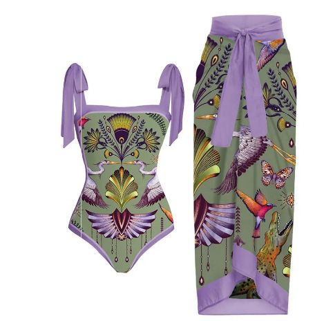 Vêtements pour femmes Maillot de bain une pièce conservateur couvrant le ventre Vacances Plage Source chaude Maillot de bain à manches courtes Bikini Bikini rétro_voghion.com