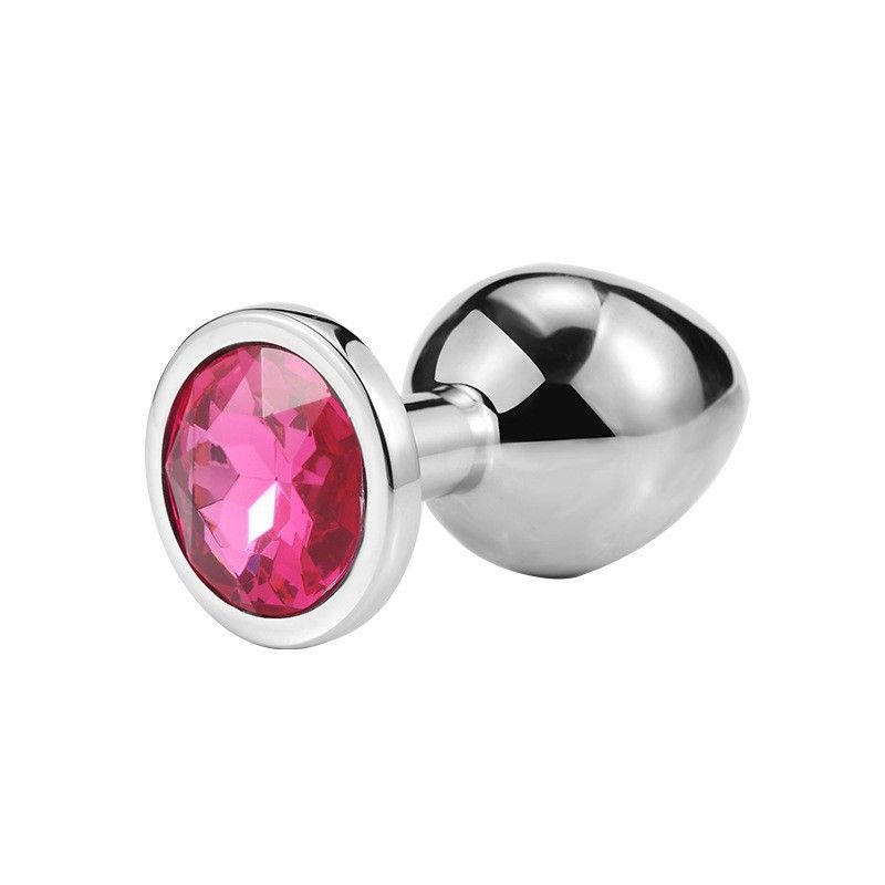 Plug anale per adulti in metallo a forma di cuore, argento, 1,8 mini perline rotonde_voghion.com