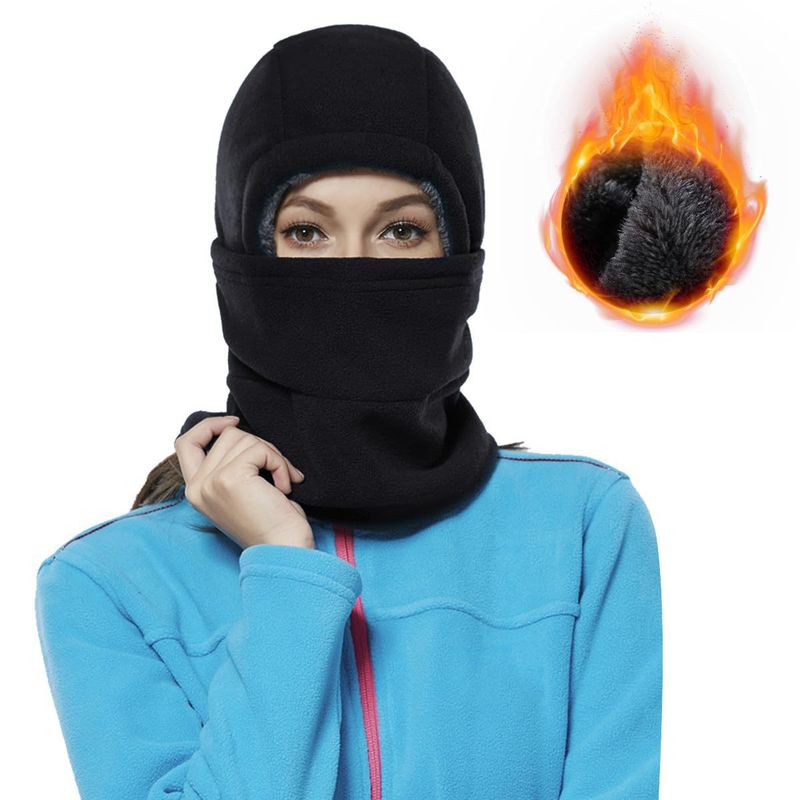 Cagoule d'hiver coupe-vent pour homme, masque de ski, écharpe à capuche, chapeau pour temps froid, cache-cou_voghion.com