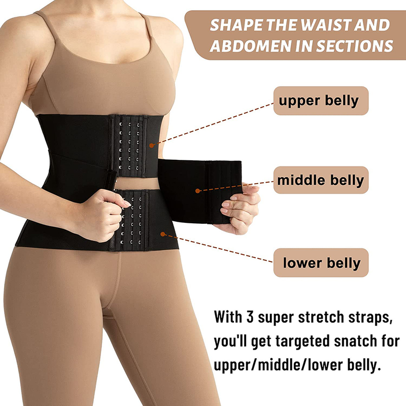Bandage Wrap Taille für Frauen Taille Trainer Body Shaper Bauch Schlankheitsgürtel Einstellbar Postpartale Reduzierung S_voghion.com