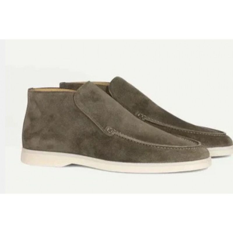 LP Einzelschuh Herren 2023 Herbst und Winter Ein Fuß Faul Weiche Sohle Lässige High Bang Loafers Paarstil_voghion.com