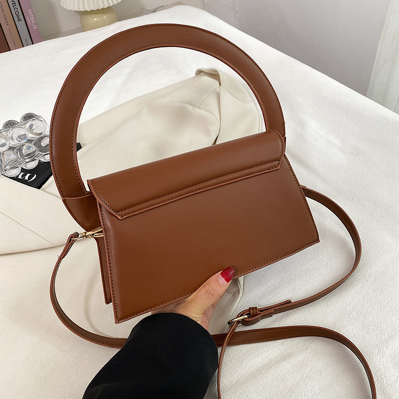 Borse delle migliori marche da donna 2024 Borsa a tracolla con tracolla da donna in pelle PU con grande manico rotondo alla moda_voghion.com