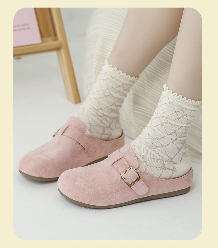 Pantofole da donna Ins Trend Casual All Match con supporto a metà piede_voghion.com