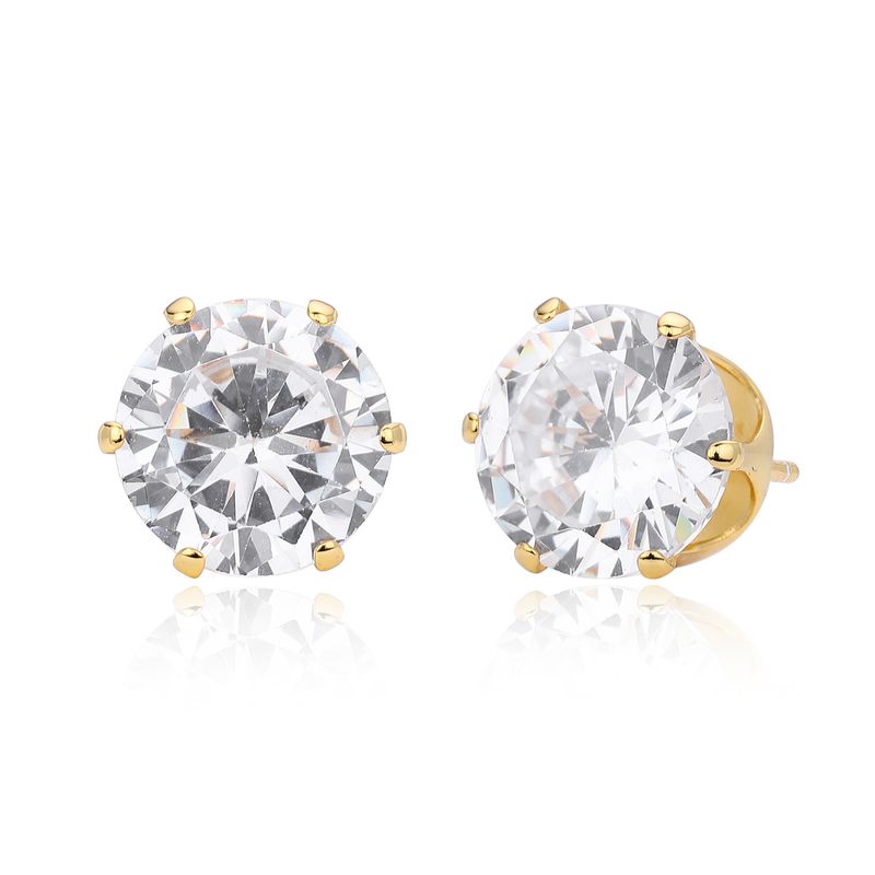 Orecchini a bottone da donna in argento sterling con zirconi cubici, forma geometrica minimalista a forma di osso, argento 925 placcato in oro bianco e oro giallo_voghion.com
