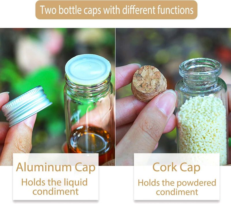 Outdoor Camping Gewürz Flasche Set Von Leinwand Lagerung Tasche Camping Grill Gewürz Flasche Set_voghion.com