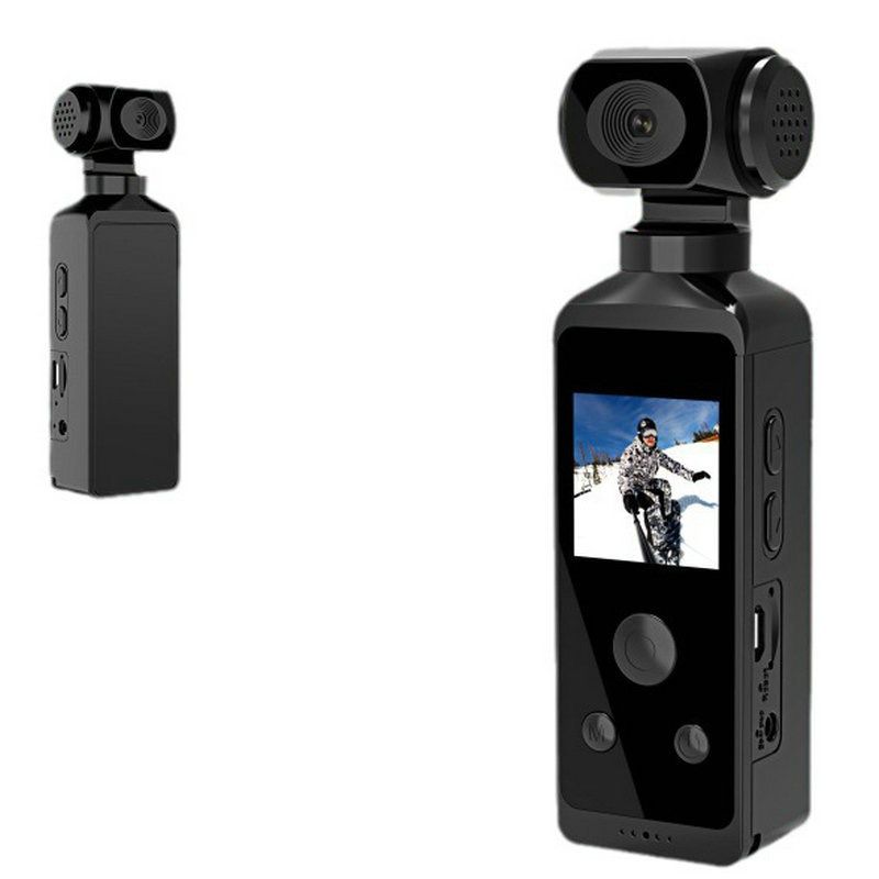 HD Pocket Action 4K 270 ° rotatif Wifi Mini spots Camea avec étui Watepoof pour casque Tavel vélo plongée_voghion.com