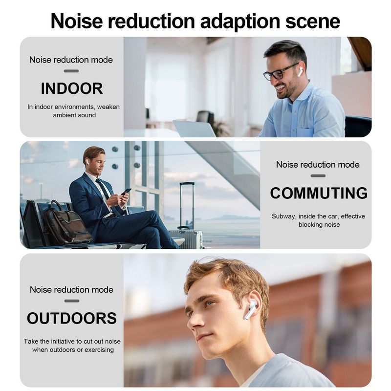 TWS WirelBluetooth Earphones Air In-Ear Pods Buds For Iphone Android_voghion.com