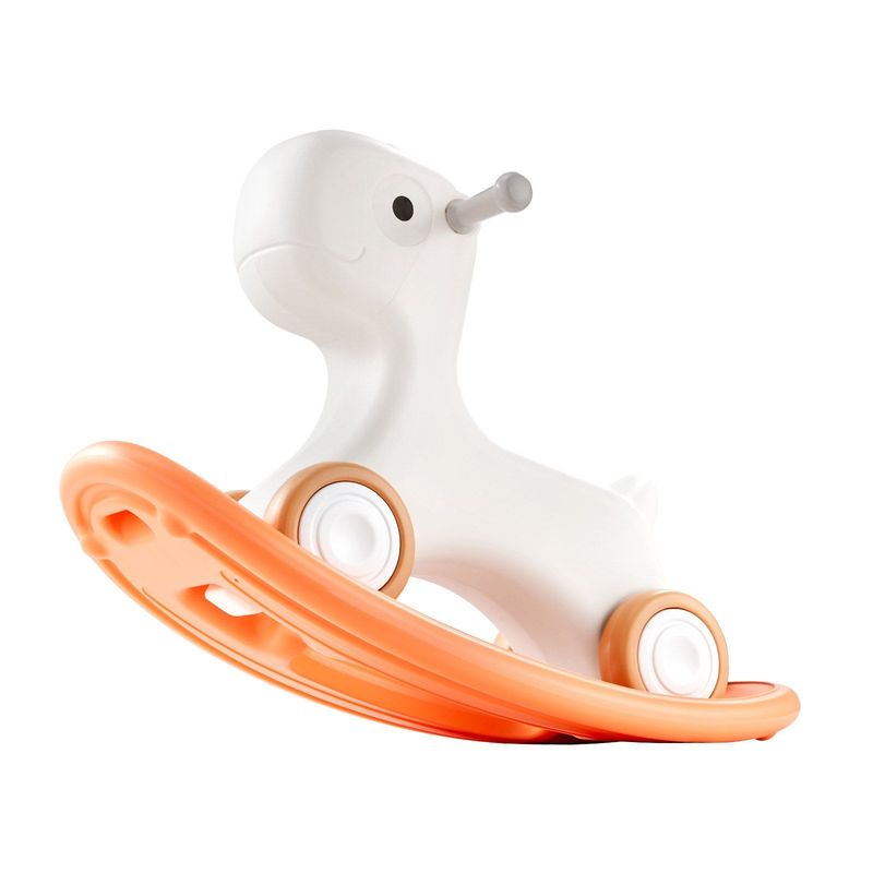 VEVOR 3 In 1 Rocking Horse For Toddlers 1-3 Years, Baby Rocking Horse With Detachable Balance Board And 4 Smooth Wheels, Support Up To HDPE Material 80 Lbs Kids Ride On Toy, 40° Swinging, Red_voghion.com