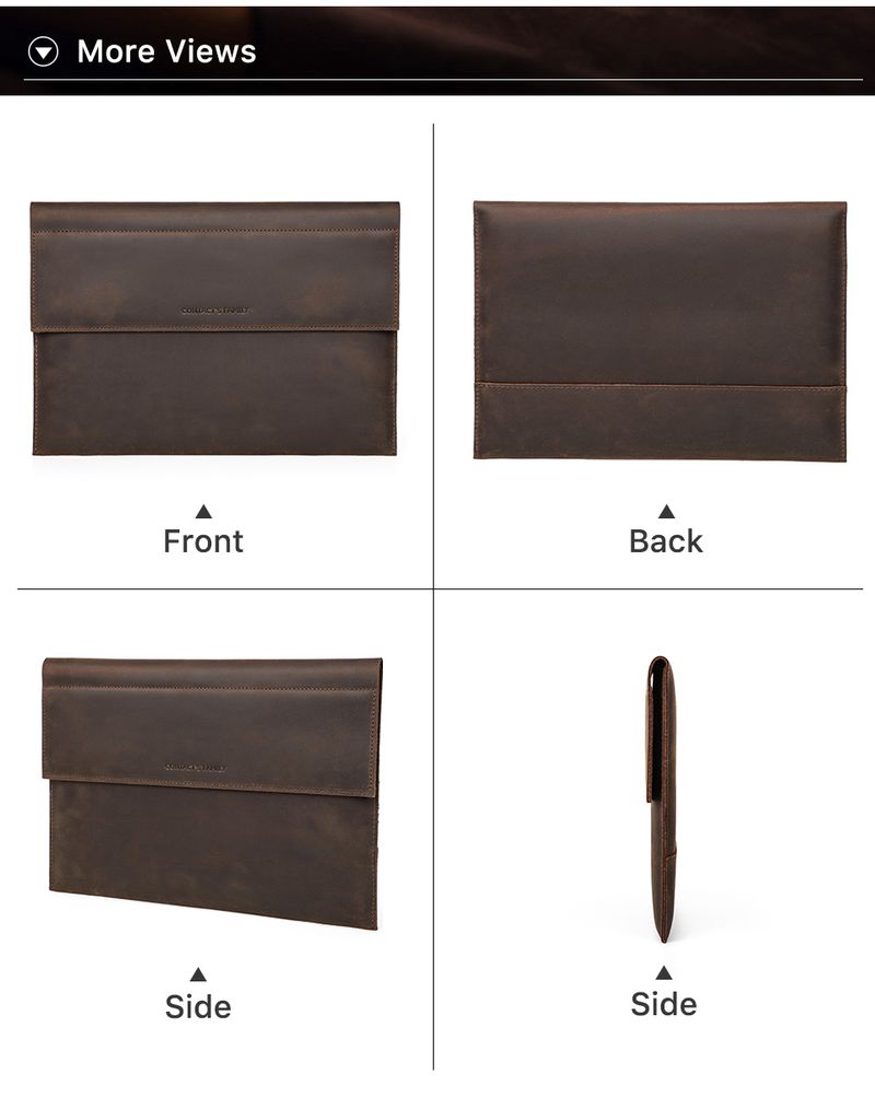 CONTACTS FAMILY Genuine Laptop Case For MacBook Air 13 M4 M3 M2 M1 Pro 14 Inch Computer Slv Bag Briefcase_voghion.com