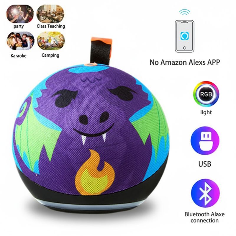 Mini Alaxe Pro-luidsprekers Bluetooth draadloze FM-radio Draagbaar multifunctioneel ruisonderdrukkend feest Cartoon verjaardagscadeaus slimme luidsprekers_voghion.com