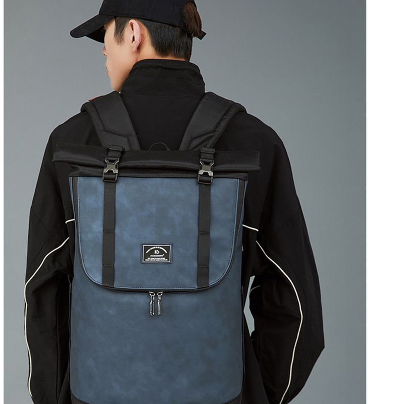 Cooler, urbaner, minimalistischer, multifunktionaler, wasserdichter Herren-Look, geeignet für den Einsatz in der Uni und Schule, auch für Reisen im Freien geeignet._voghion.com