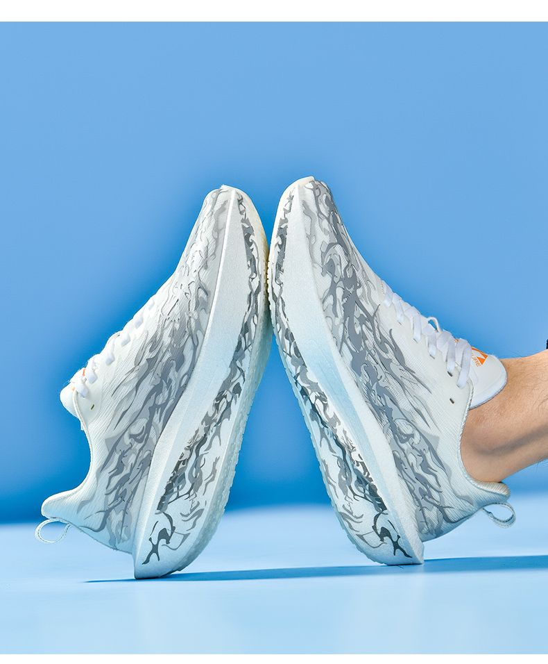 Neue dämpfende Laufschuhe für Männer, geeignet für schwere Läufer, Schnürschuhe, Sportschuhe für Damen, rutschfeste Outdoor-Sportschuhe für Männer_voghion.com