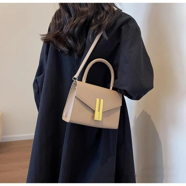 Demellier Solid color niche design, 2024 new bags, fashionable trendy single shoulder small square bag, casual and Western style_voghion.com
