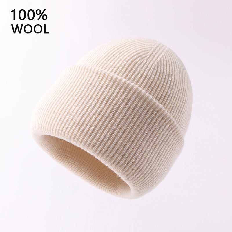 2023 New American Wool Hat Men's Winter Outdoor Ear Protection Thickened Warm Knitted Hat Big Head Circumference Cold Hat_voghion.com