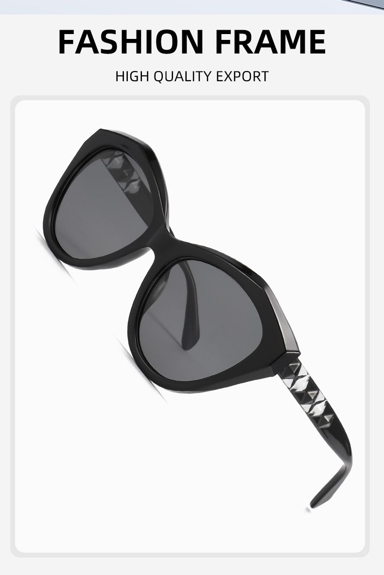 Polarisierte Cat-Eye-Sonnenbrille, diamantförmige Sonnenbrille für Damen mit High-End-Look und schmalem Gesicht, polarisierte Sonnenbrille T1260_voghion.com