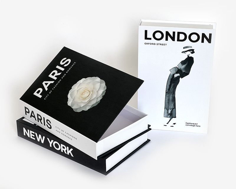 Modern enkel öppningsbar bok Modesimuleringsbok Skrivbordsdekorativa prydnader Kreativ förvaringslåda Gränsöverskridande_voghion.com