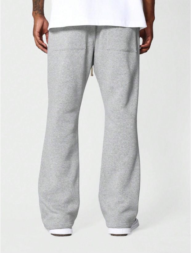 Herenkleding Wijde pijpen Broeken Joggingbroeken Losse sport Effen kleur Veelzijdige casual Joggingbroeken_voghion.com
