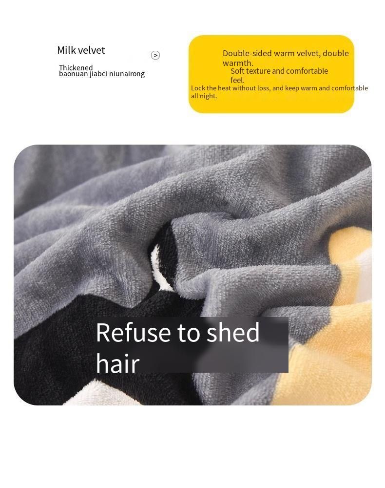 Copripiumino invernale in pile color latte, pezzo unico, copripiumino in pile corallo, pile spesso, pile bifacciale, 150, per una persona, 180x200x230_voghion.com