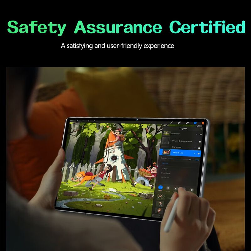 Tableta P70 4G de 12 GB + 512 GB, pantalla IPS, Android de 10,1 pulgadas, para juegos y oficina, ¡2025!_voghion.com