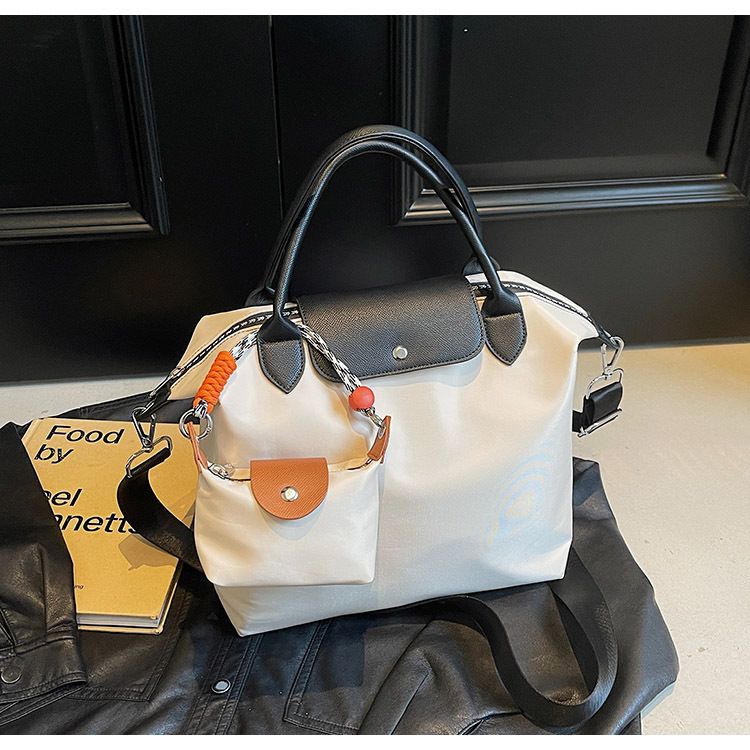 Borsa da donna, grande capacità, portatile, stile gnocco, alla moda, con tracolla a tracolla e giunzioni_voghion.com