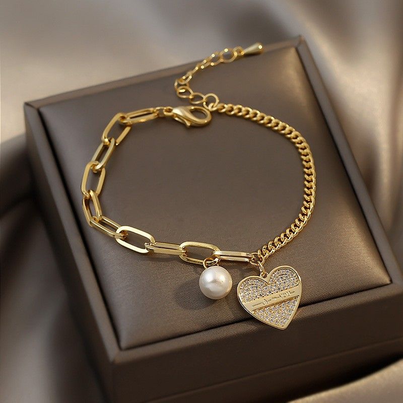 Neues Armband mit Diamanten und Zirkonia, superfunkelndes koreanisches Smaragdarmband, elegant und hochwertig, Handarbeit für die Freundin, Damentrend_voghion.com