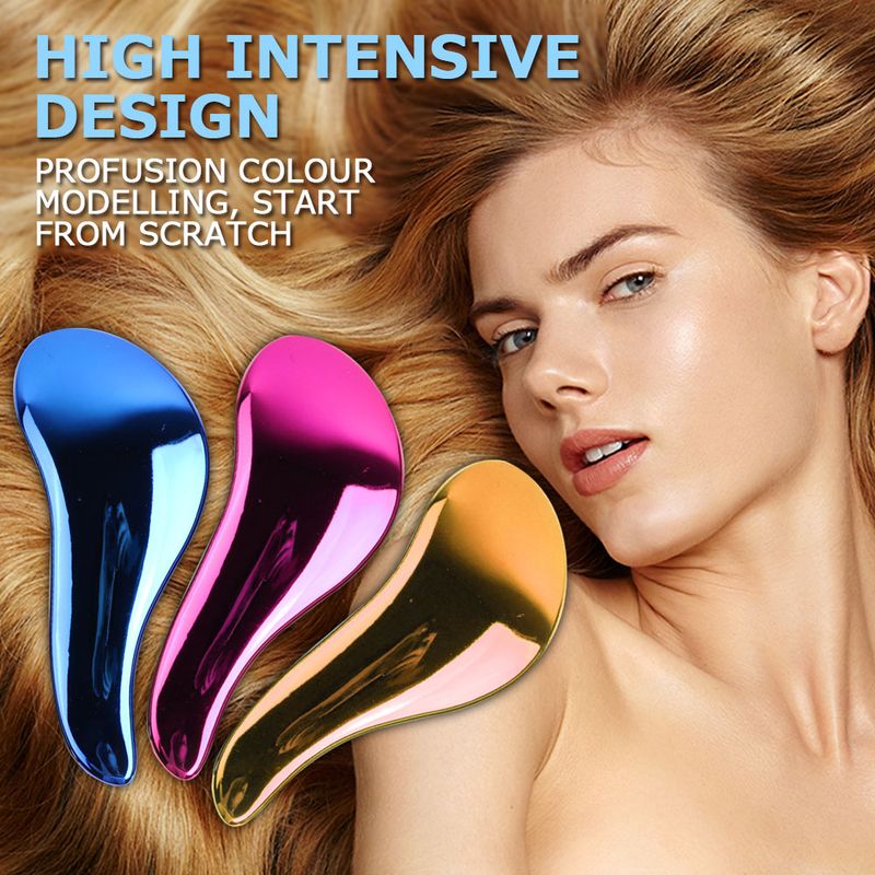 Spazzola per capelli Spazzola per capelli carina Spazzola per capelli con manico magico Spazzola per capelli districante Spazzola per capelli Strumento per lo styling da salone_voghion.com