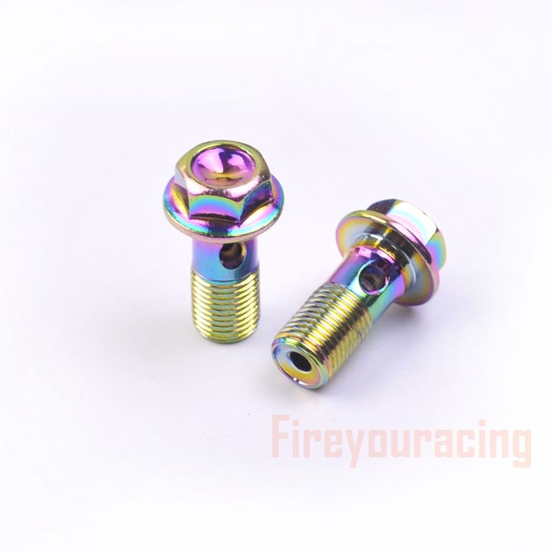 Fireyouracing Motorcycle Brake Hose Hydraulic Clutch Pump Master Cyder Banjo Screw Oil Output Bolts Nuts M10 Colorfuls_voghion.com