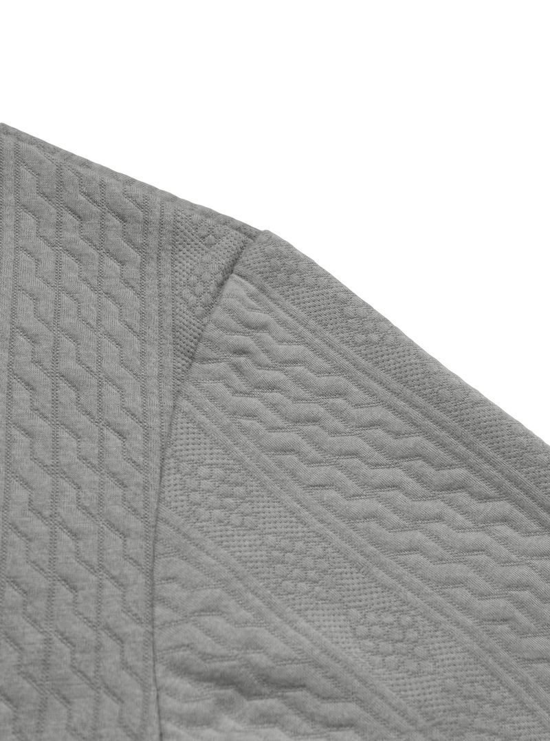 Herren-Jacquard-Strickpullover – Stylisches Langarm-T-Shirt mit lockerer Passform für Freizeit und Streetwear (S-XXXL, 5 Farben)_voghion.com