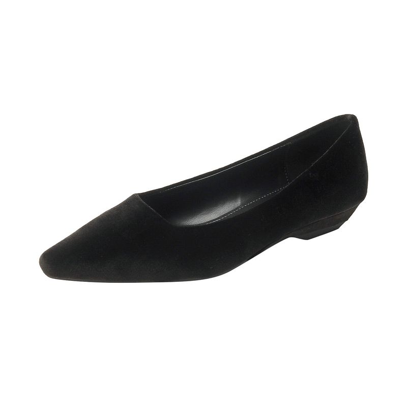 Chaussures simples Maillard pour femmes, chaussures de travail rétro à talon épais et à une pédale, chaussures de travail peu profondes pour les déplacements quotidiens_voghion.com