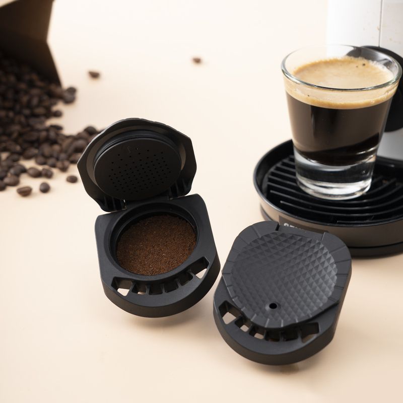 Accesorios compatibles Duoqu Kusi Reutilizable Cápsula de café Conversión Soporte para cápsulas de polvo Dolce Gusto_voghion.com