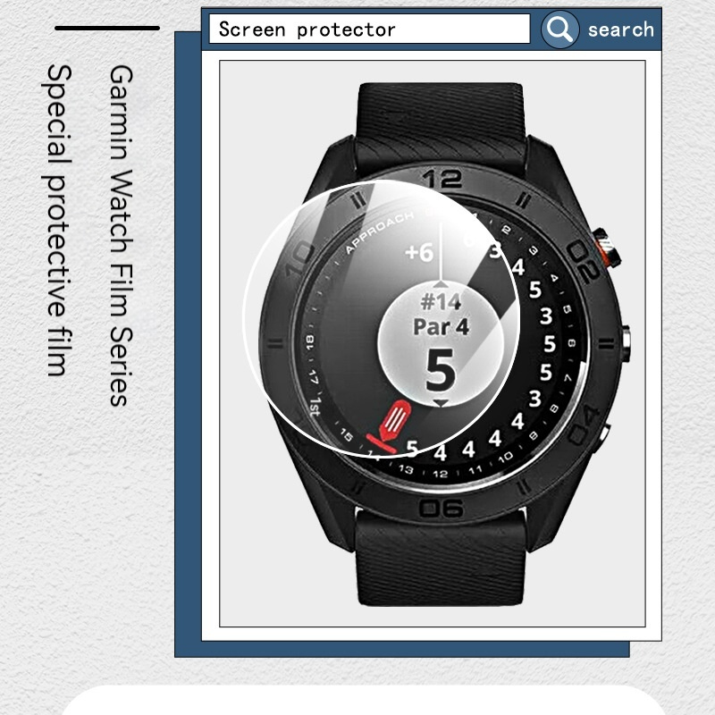 Gëeegent fir Garmin S60 Auer Bildschirmschutzfolie High-Definition kratzbeständeg gehärtete Folie Anti-Blo Liicht TPU Hydrogel Folie_voghion.com