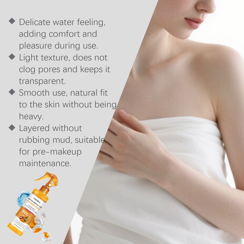 VIARELINE Spray detergente delicato alla curcuma per il corpo, nutriente, ammorbidente e idratante_voghion.com