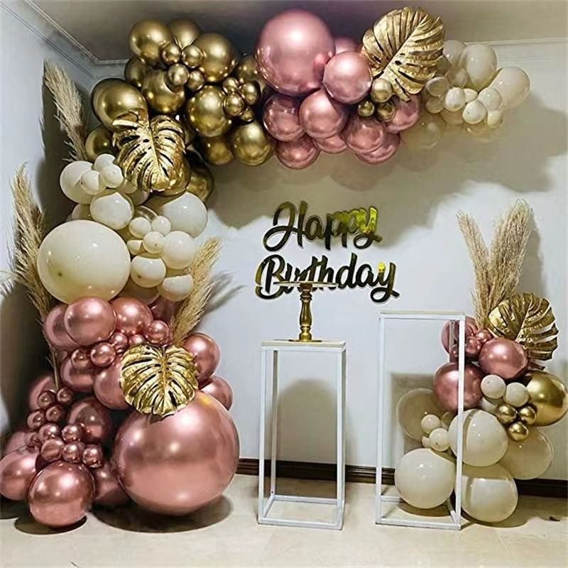 Set creativo di palloncini a forma di girasole con decorazioni per feste di compleanno, decorazioni per la sala delle nozze, arco con palloncino_voghion.com