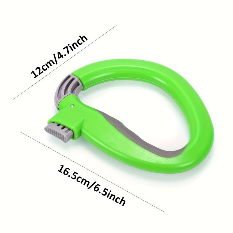 Portabolsas con cierre automático para una sola mano, 2 unidades, para la compra: agarre cómodo y seguro para un transporte fácil._voghion.com