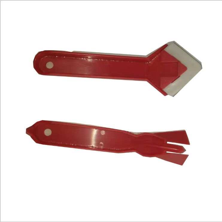Silicone scraper grouting tool internal angle scraper plastic shovel tool dent repair small scraper_voghion.com