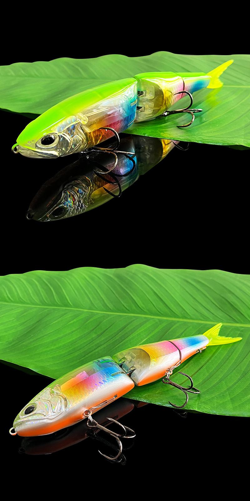 New Submersible Multi-Section Minnow Hard Lure Gear Fishing Bait Accessories_voghion.com