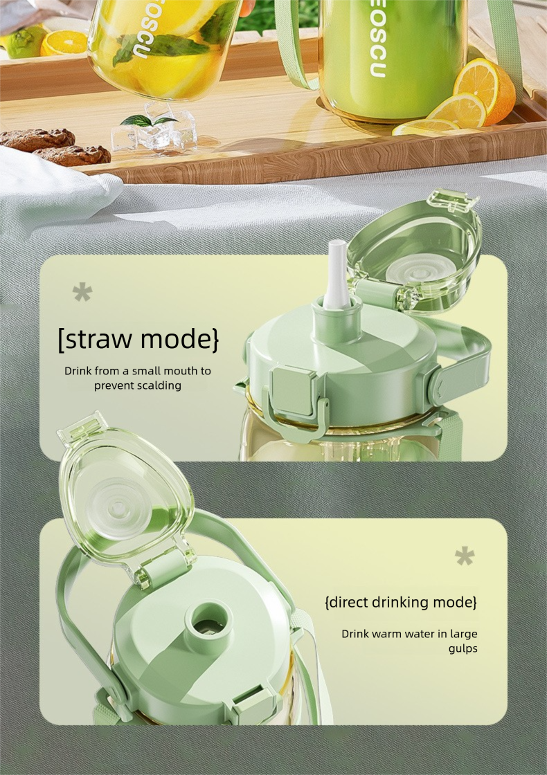 PPSU Large Capacity Cup For Girls, Students, Sports Water Bottle, High Temperature Resistant, Summer Maternity Straw_voghion.com