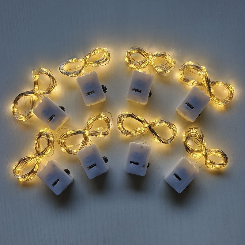 LED Gift Decoration Bouquet Atmosphere Small 1m Colorful With Battery Box String Lights Wholesale_voghion.com