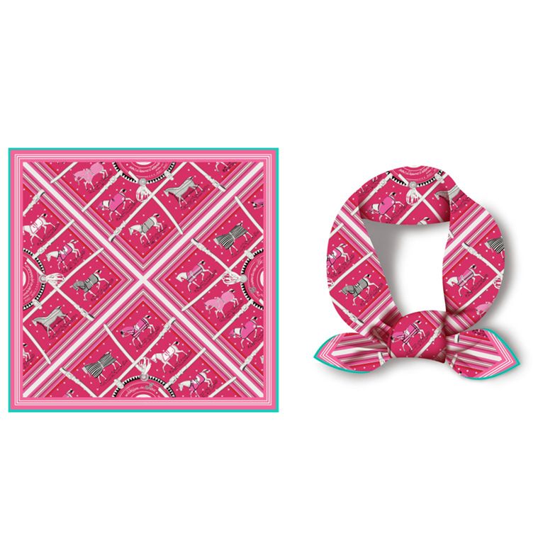 Small Square Women's 53cm Printed Spring/Summer New Professional Scarf, Mother's Day Gift Scarf_voghion.com