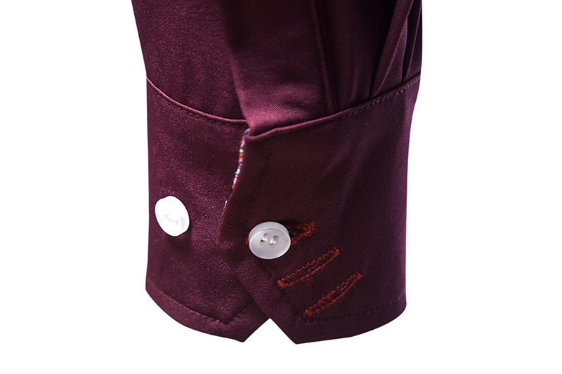 Abbigliamento da uomo Camicie a maniche lungheCamicie casual da ragazzo con risvolto slim fit color-block_voghion.com