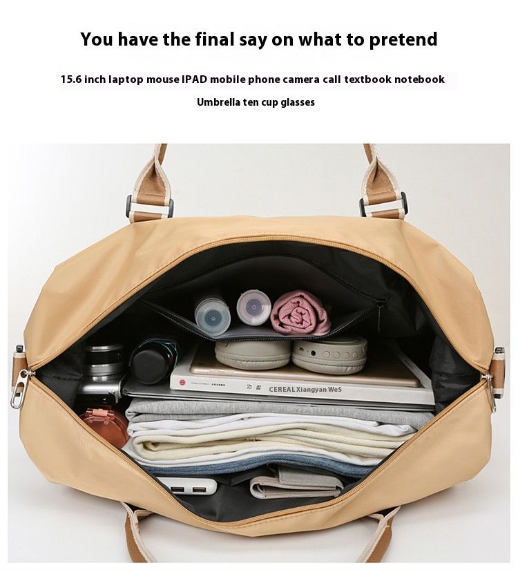 New waterproof fitness with dry and wet separation, large capacity travel women's one shoulder yoga bag, swimming_voghion.com