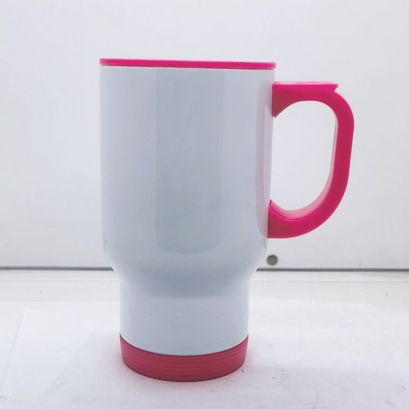 Export 304 Stainless Steel Heat Transfer Car Cup Handle, Grenade Shape With Plastic Base_voghion.com