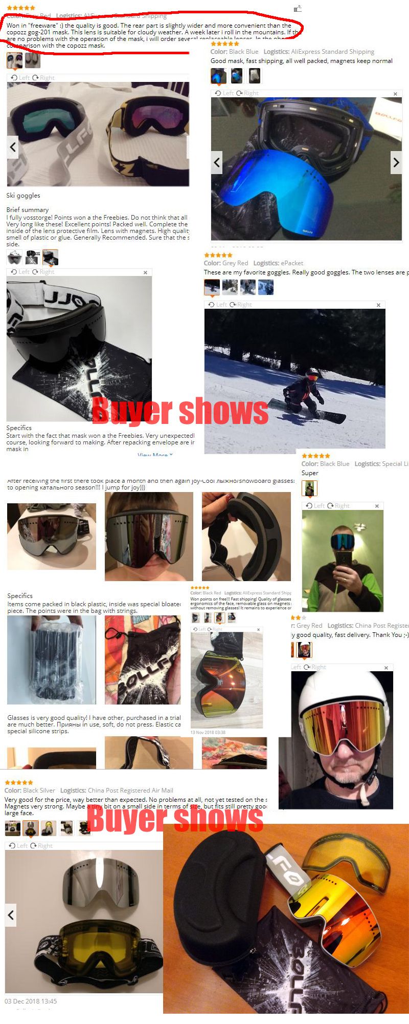 Skibril met magnetische dubbellaagse gepolariseerde lens Skiën Anti-condens UV400 Snowboardbril Heren Dames Skibril Brillenkoker_voghion.com