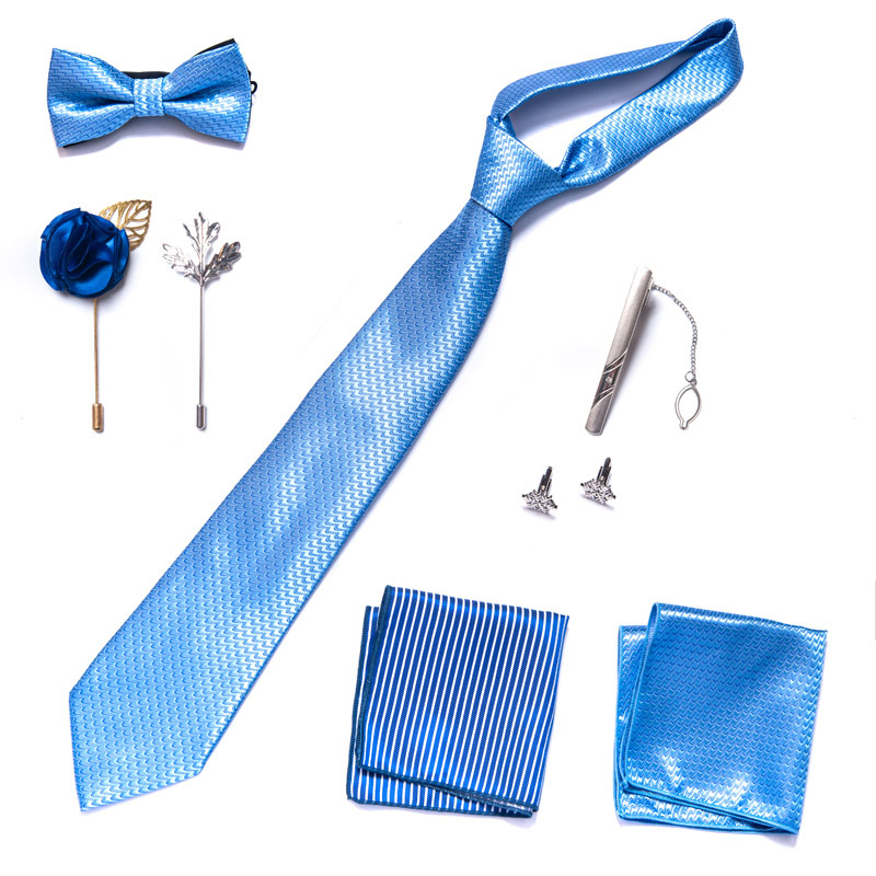 Papion cravată, accesorii pentru bărbați, set de 8 piese, corsaj, broșă, butoni, rochie formală, costum, nuntă și nuntă_voghion.com