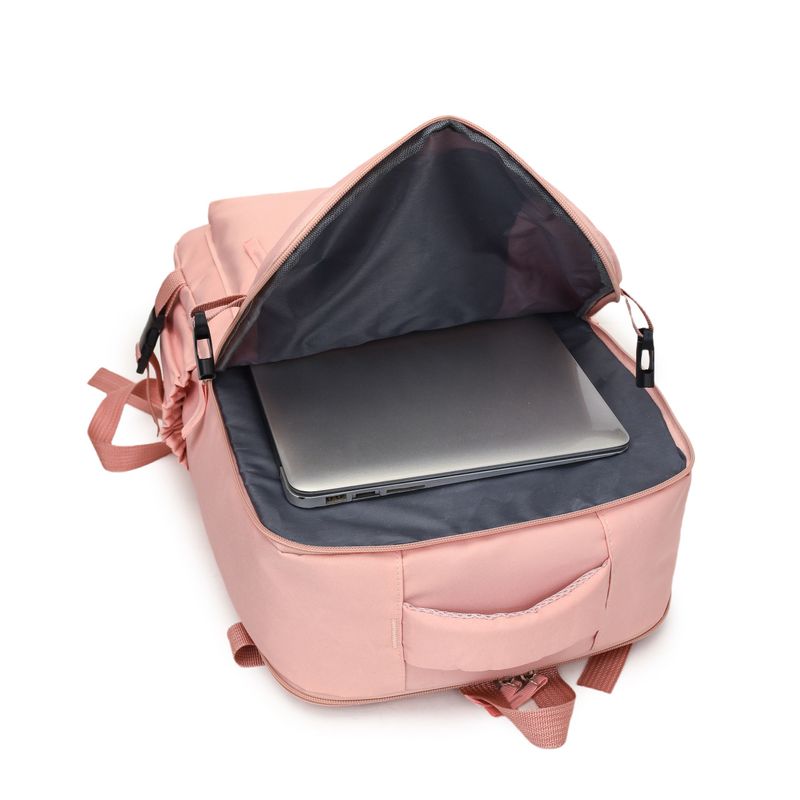 Lare Capacity Backpack 2025 New Simple Solid Color Business Laptop With Independent Shoe Compartment Commuter Travel_voghion.com
